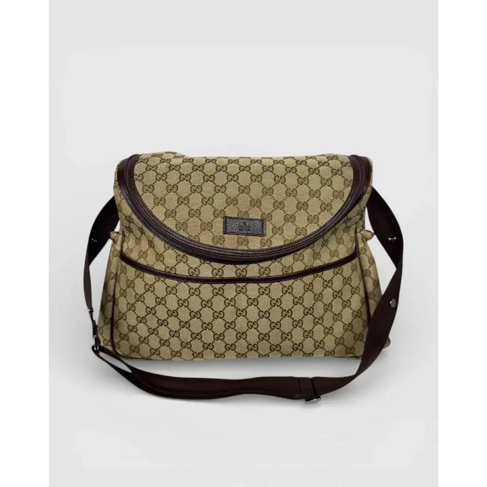 Gucci Monogram GG Canvas Diaper Bag